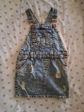 10/$40 Chillipop Girls Jeans Overall Dress